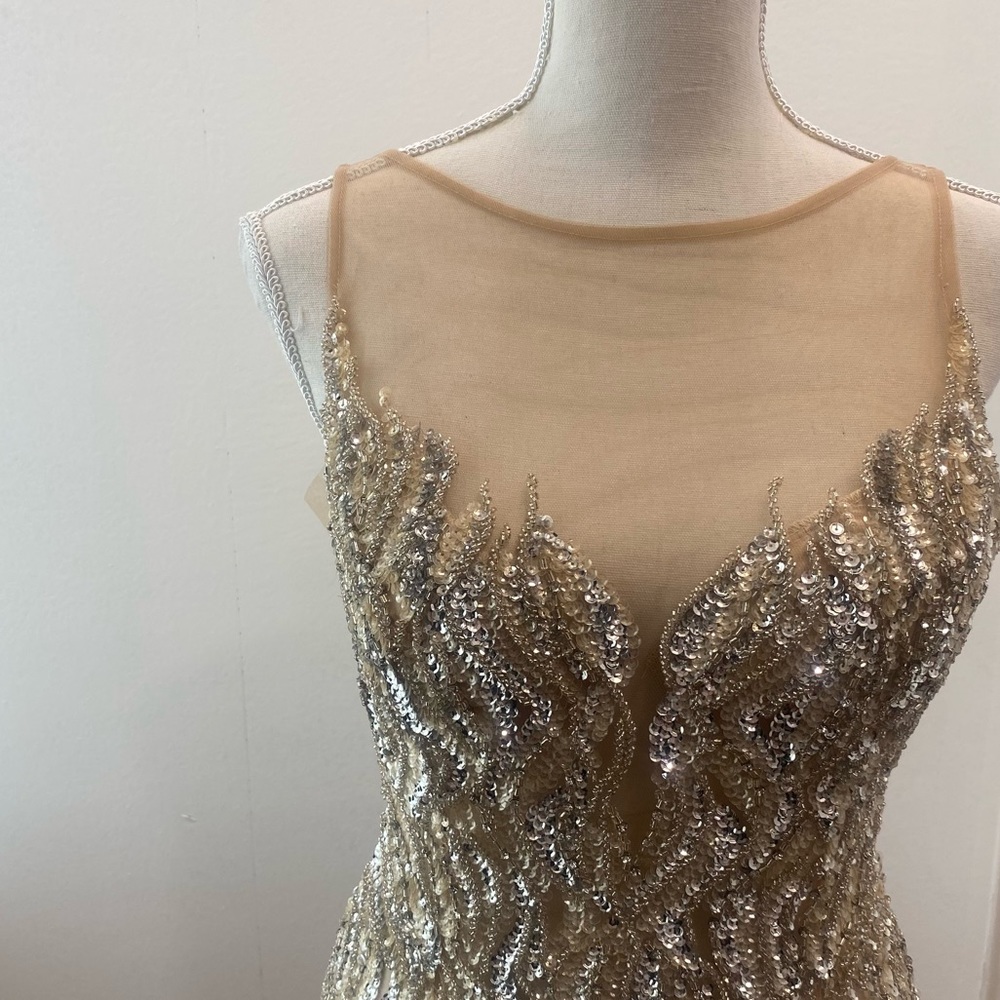 Jovani Size 4 beaded pageant gown